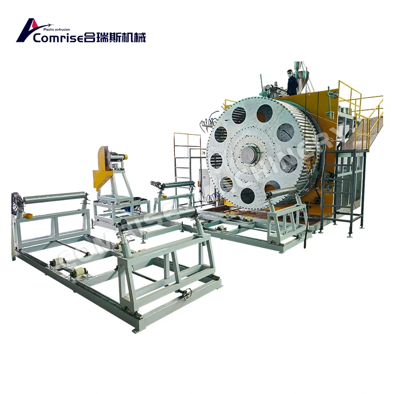 HDPE 중공 벽 나선형 상처 파이프 기계